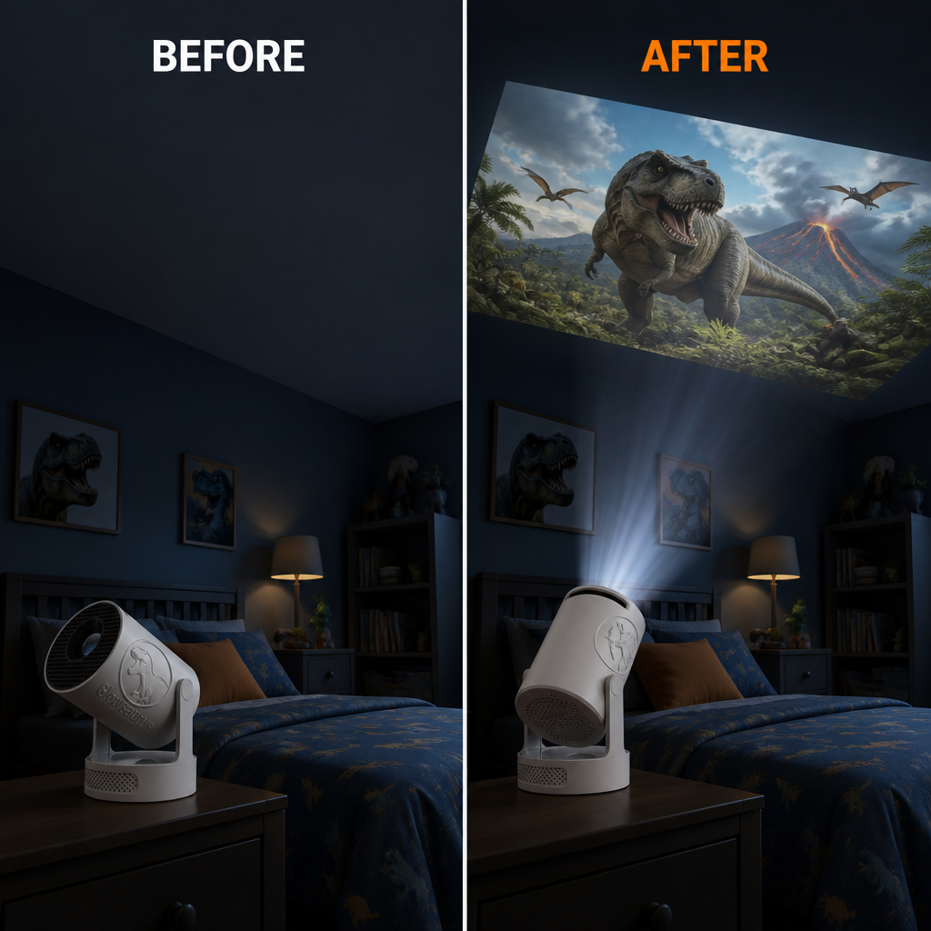 Glowsaurus Jurassic Room Projector